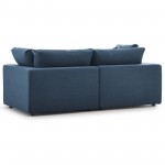 Commix Down Filled Overstuffed 2 Piece Sectional Sofa Set