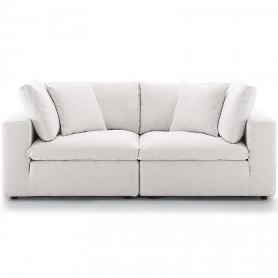 Commix Down Filled Overstuffed 2 Piece Sectional Sofa Set