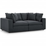 Commix Down Filled Overstuffed 2 Piece Sectional Sofa Set