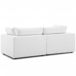 Commix Down Filled Overstuffed 2 Piece Sectional Sofa Set