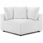 Commix Down Filled Overstuffed 4 Piece Sectional Sofa Set