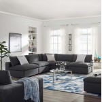 Commix Down Filled Overstuffed 5 Piece Sectional Sofa Set