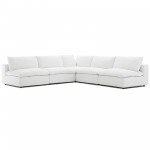 Commix Down Filled Overstuffed 5 Piece Sectional Sofa Set