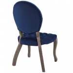 Exhibit French Vintage Dining Performance Velvet Side Chair