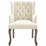 Realm French Vintage Dining Performance Velvet Armchair