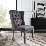 Apprise French Vintage Dining Performance Velvet Side Chair