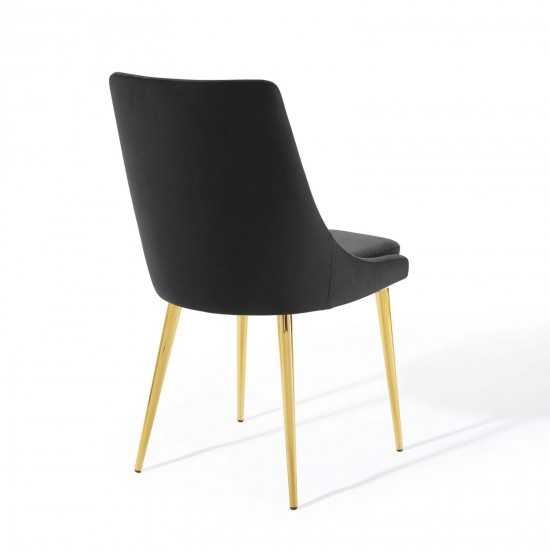 Viscount Modern Accent Performance Velvet Dining Chair