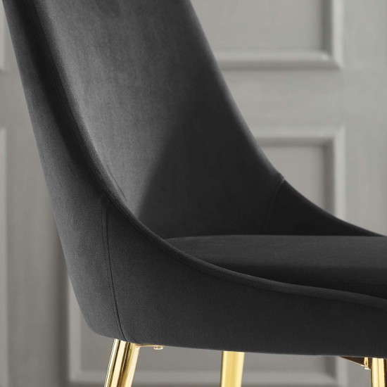 Viscount Modern Accent Performance Velvet Dining Chair