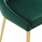 Viscount Modern Accent Performance Velvet Dining Chair