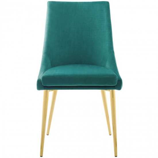 Viscount Modern Accent Performance Velvet Dining Chair