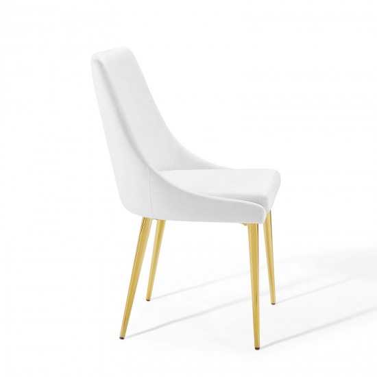 Viscount Modern Accent Performance Velvet Dining Chair