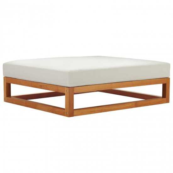 Newbury Outdoor Patio Premium Grade A Teak Wood Ottoman