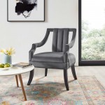 Harken Performance Velvet Accent Chair