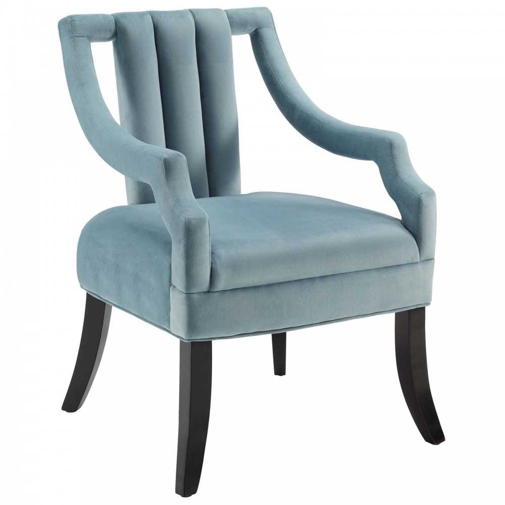 Harken Performance Velvet Accent Chair Harken Performance Velvet Accent Chair