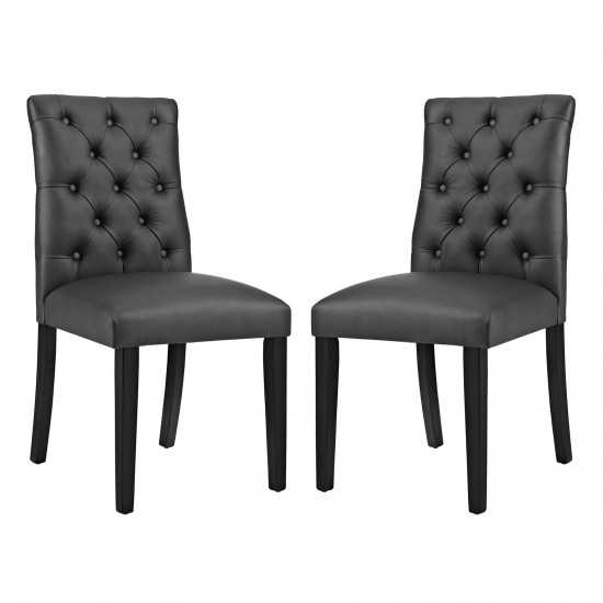 Duchess Dining Chair Vinyl Set of 2