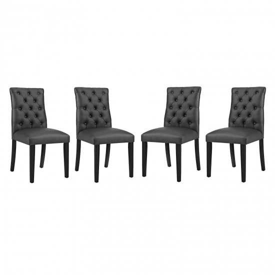 Duchess Dining Chair Vinyl Set of 4