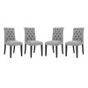 Duchess Dining Chair Fabric Set of 4