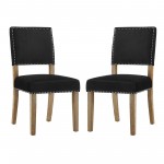 Oblige Dining Chair Wood Set of 2