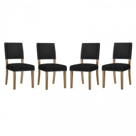 Oblige Dining Chair Wood Set of 4