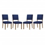 Oblige Dining Chair Wood Set of 4