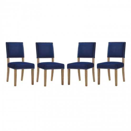 Oblige Dining Chair Wood Set of 4