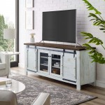 Bennington 71" Rustic Sliding Door TV Stand