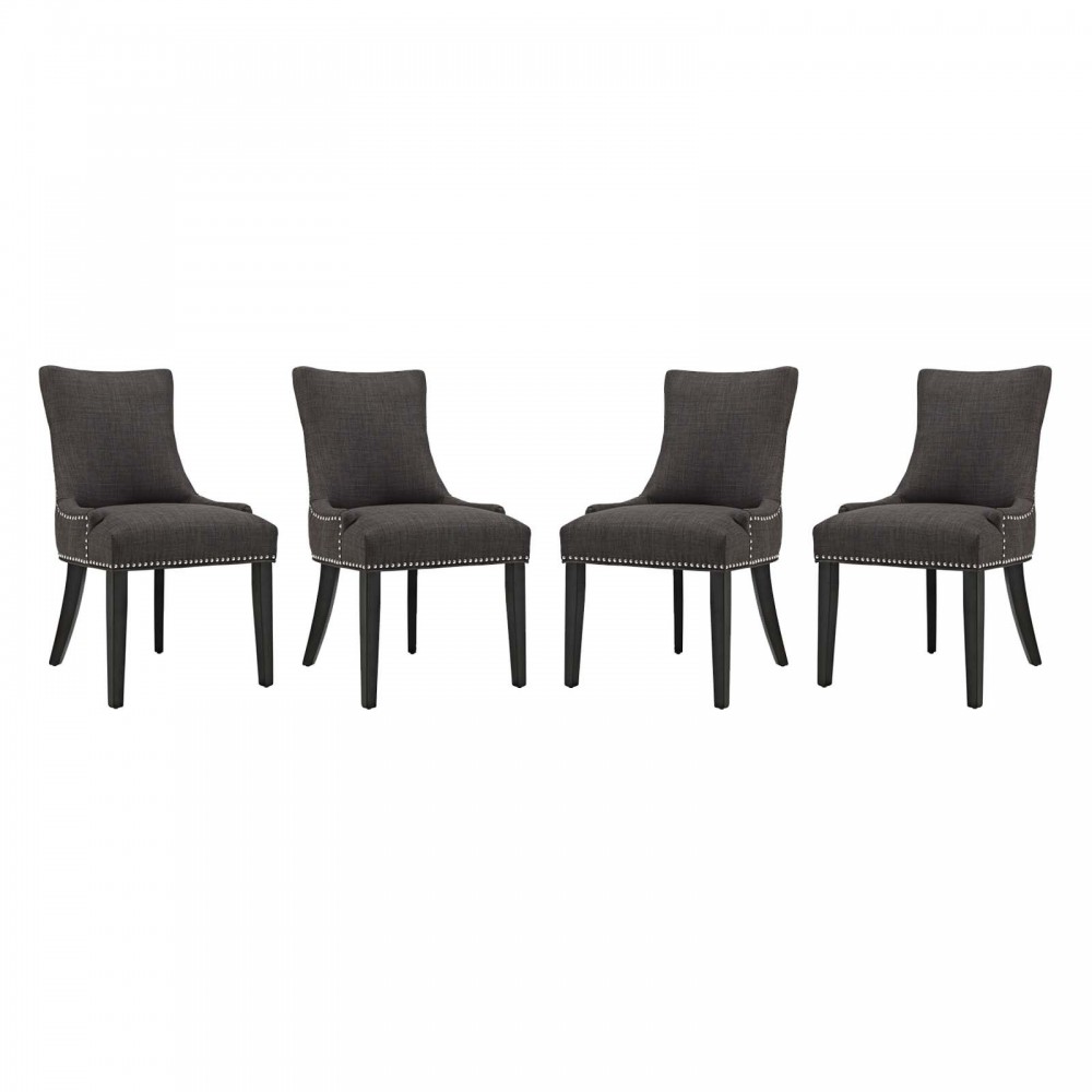 Marquis Dining Chair Fabric Set of 4 Marquis Dining Chair Fabric Set of 4