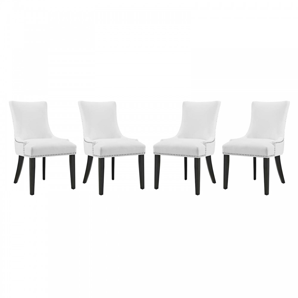 Marquis Dining Chair Faux Leather Set of 4