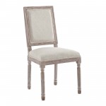 Court Dining Side Chair Upholstered Fabric Set of 2