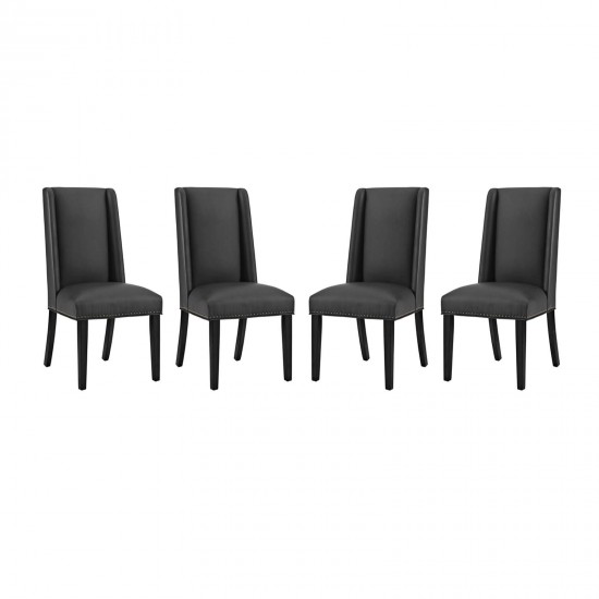 Baron Dining Chair Vinyl Set of 4