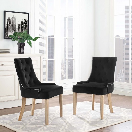 Pose Dining Chair Performance Velvet Set of 2