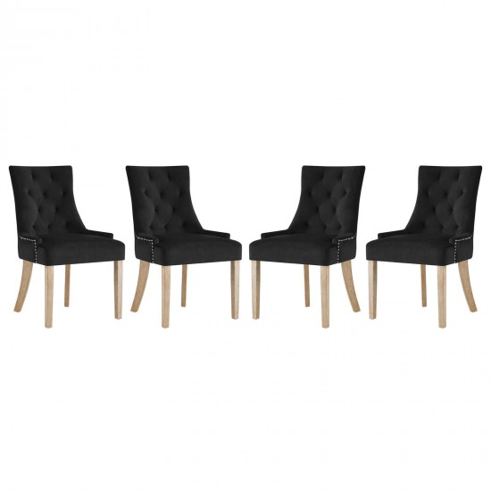 Pose Dining Chair Performance Velvet Set of 4