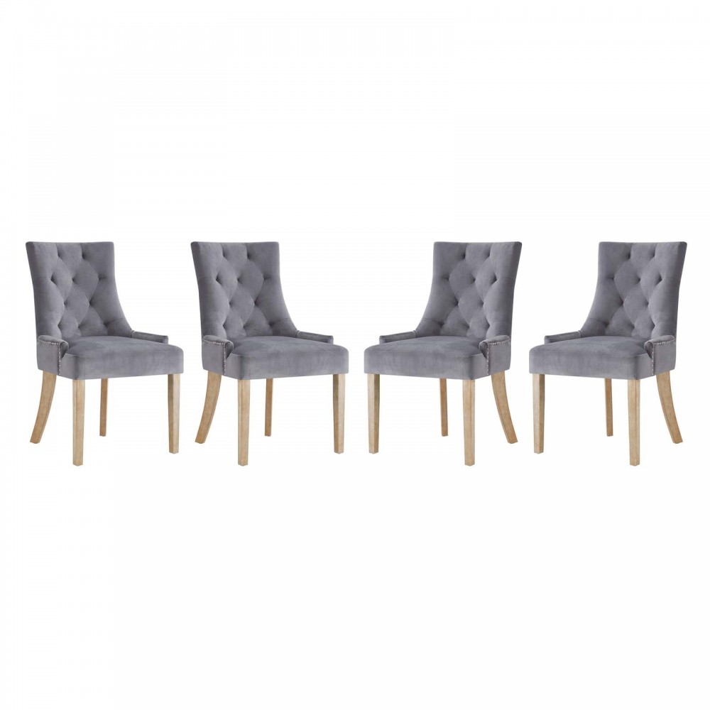 Pose Dining Chair Performance Velvet Set of 4