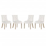 Pose Dining Chair Performance Velvet Set of 4