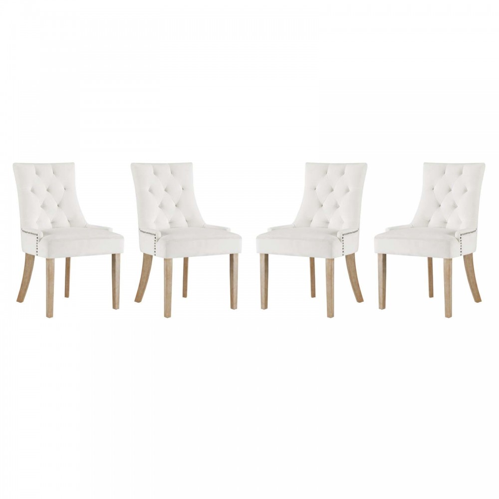 Pose Dining Chair Performance Velvet Set of 4