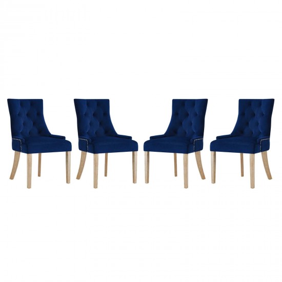 Pose Dining Chair Performance Velvet Set of 4