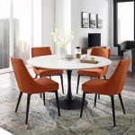 Lippa 54" Round Wood Dining Table