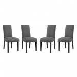 Parcel Dining Side Chair Fabric Set of 4