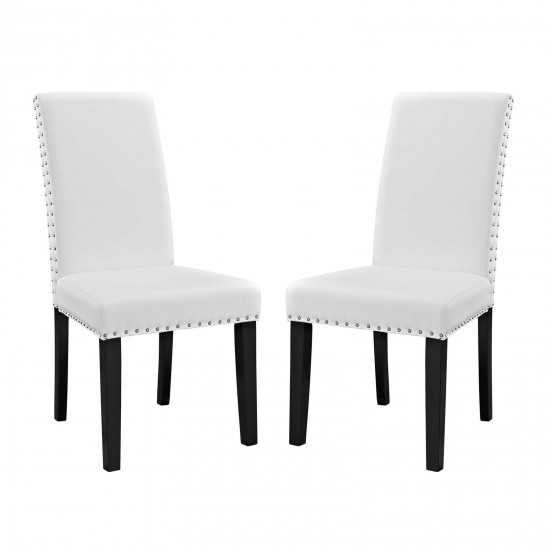 Parcel Dining Side Chair Vinyl Set of 2