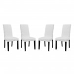 Parcel Dining Side Chair Vinyl Set of 4
