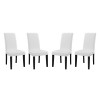Parcel Dining Side Chair Vinyl Set of 4