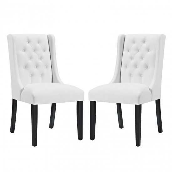 Baronet Dining Chair Vinyl Set of 2