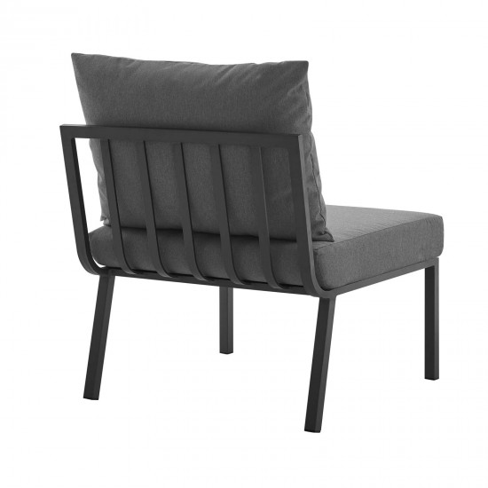 Riverside Outdoor Patio Aluminum Armless Chair