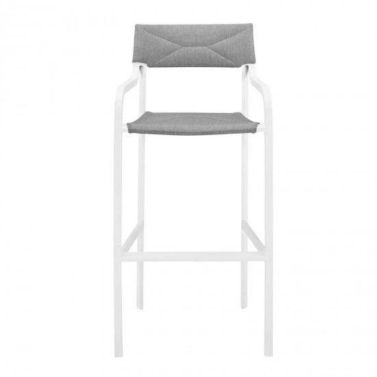 Raleigh Stackable Outdoor Patio Aluminum Bar Stool