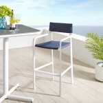 Raleigh Stackable Outdoor Patio Aluminum Bar Stool