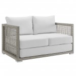 Aura 4 Piece Outdoor Patio Wicker Rattan Set