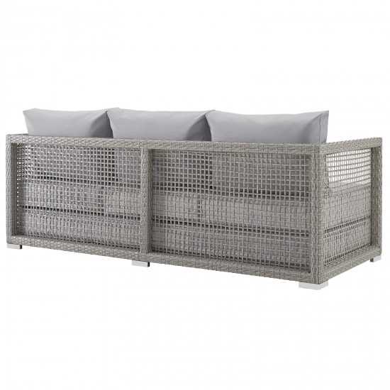 Aura 3 Piece Outdoor Patio Wicker Rattan Set