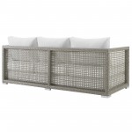 Aura 3 Piece Outdoor Patio Wicker Rattan Set