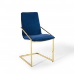 Pitch Performance Velvet Dining Armchair