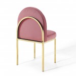 Isla Channel Tufted Performance Velvet Dining Side Chair